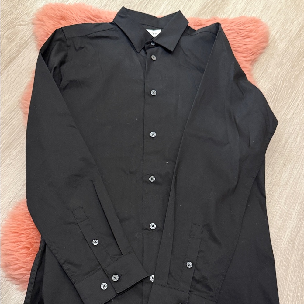 Calvin Klein Black Long Sleeve Kids Shirt